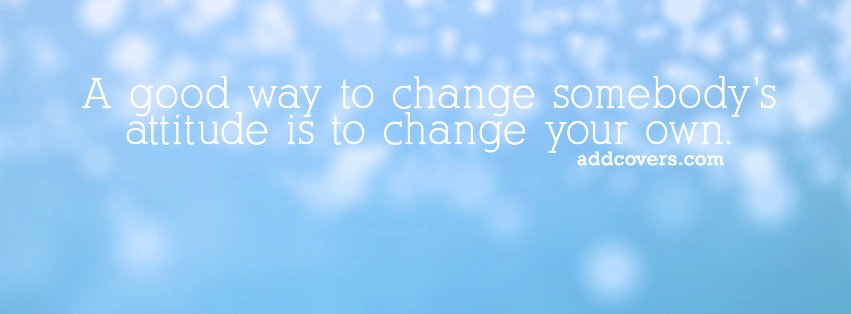 facebook cover quotes about change