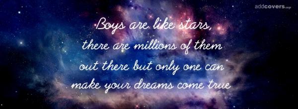 Boys are like stars