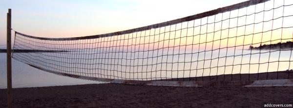 Beach Sunset Volleyball