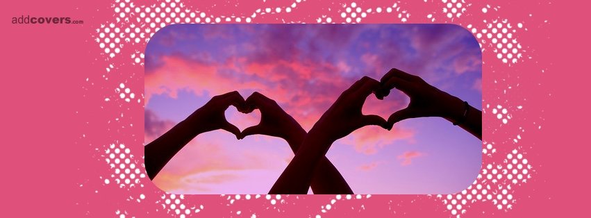 Hand hearts {Cute Facebook Timeline Cover Picture, Cute Facebook Timeline image free, Cute Facebook Timeline Banner}