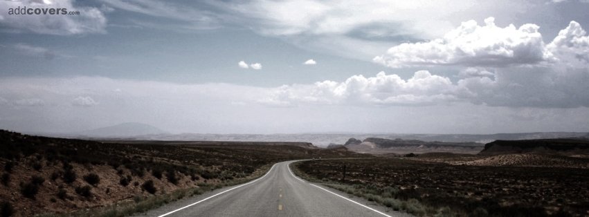 Desert Road {Scenic & Nature Facebook Timeline Cover Picture, Scenic & Nature Facebook Timeline image free, Scenic & Nature Facebook Timeline Banner}