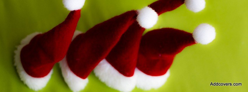 Little Santa Hats {Holidays Facebook Timeline Cover Picture, Holidays Facebook Timeline image free, Holidays Facebook Timeline Banner}