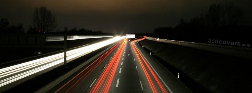 Highway at Night {Cities & Landmarks Facebook Timeline Cover Picture, Cities & Landmarks Facebook Timeline image free, Cities & Landmarks Facebook Timeline Banner}