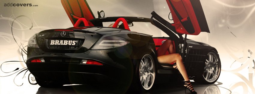 Hot Black Mercedes {Cars Facebook Timeline Cover Picture, Cars Facebook Timeline image free, Cars Facebook Timeline Banner}