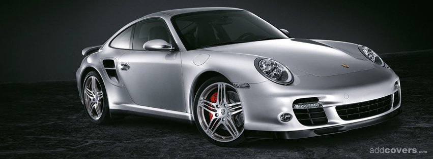 Silver Porsche {Cars Facebook Timeline Cover Picture, Cars Facebook Timeline image free, Cars Facebook Timeline Banner}