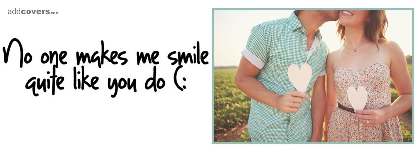 You make me smile {Love Facebook Timeline Cover Picture, Love Facebook Timeline image free, Love Facebook Timeline Banner}