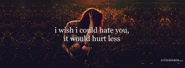 I wish I could hate you