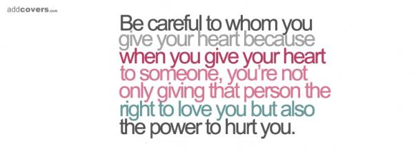 Be careful to...