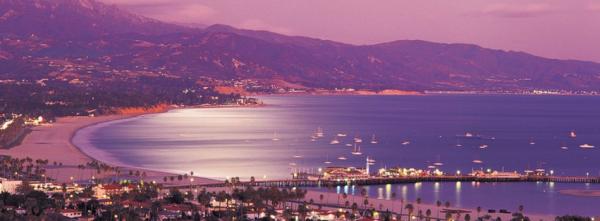 Purple Sunset on the Beach