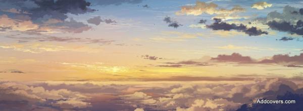 Sunset Clouds Painting