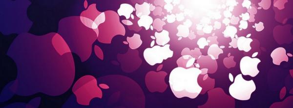 Purple Apple Abstract