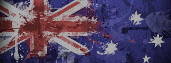 Australian Flag Abstract