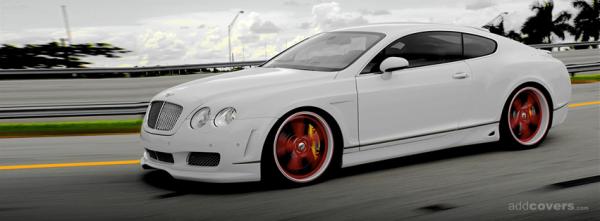 White Bentley GT Speed