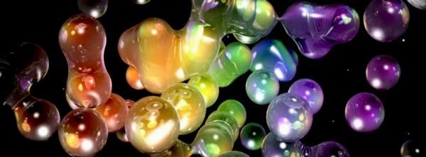 Abstract Colorful Bubbles