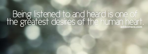 Greatest desires of the human heart