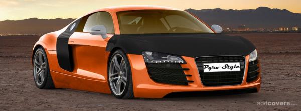 Orange Audi R8