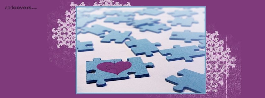 Heart Puzzle {Cute Facebook Timeline Cover Picture, Cute Facebook Timeline image free, Cute Facebook Timeline Banner}