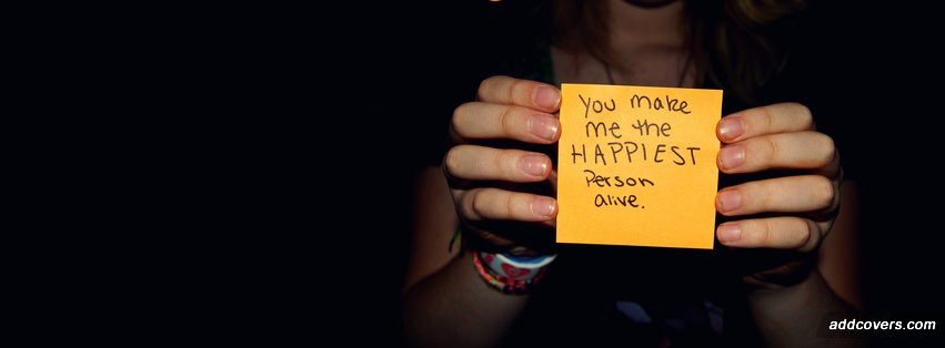 Happiest person alive {Word Pictures Facebook Timeline Cover Picture, Word Pictures Facebook Timeline image free, Word Pictures Facebook Timeline Banner}