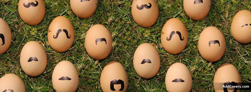 Mustache Easter Eggs {Holidays Facebook Timeline Cover Picture, Holidays Facebook Timeline image free, Holidays Facebook Timeline Banner}