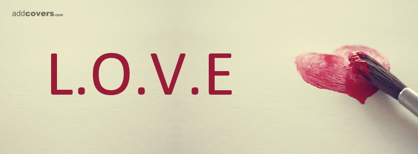LOVE painted heart {Word Pictures Facebook Timeline Cover Picture, Word Pictures Facebook Timeline image free, Word Pictures Facebook Timeline Banner}